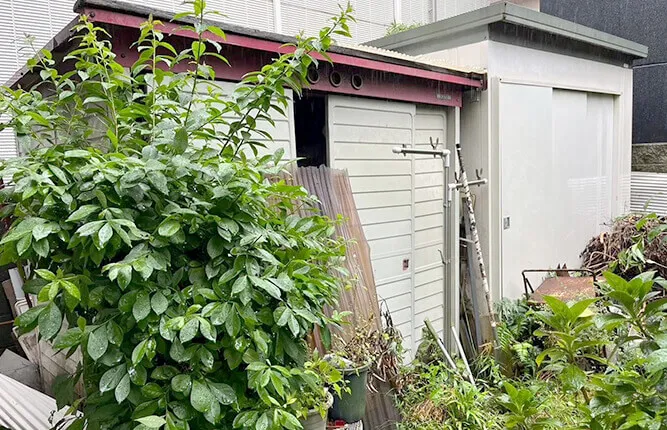 物置・倉庫の解体回収実績