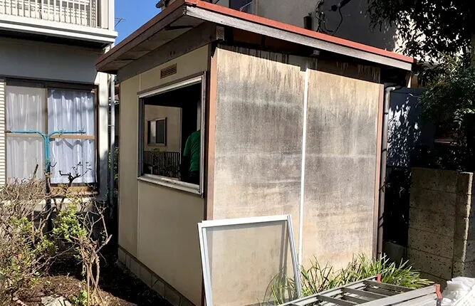 物置・倉庫の解体回収実績